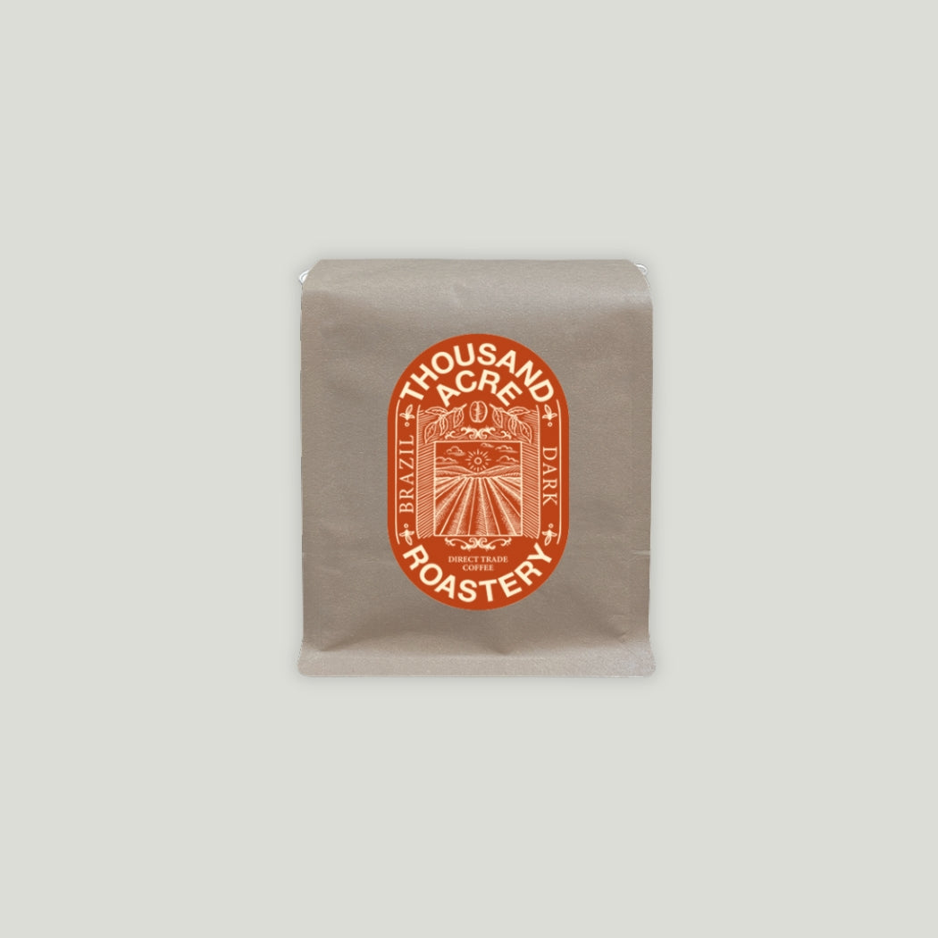 Brazil Specialty Dark Roast Ground Coffee | Thousand Acre Roastery