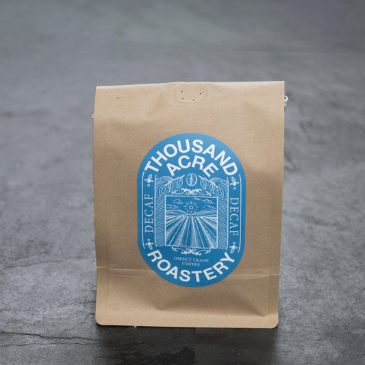 Colombia Decaf Dark Roast Ground Coffee | Thousand Acre Roastery